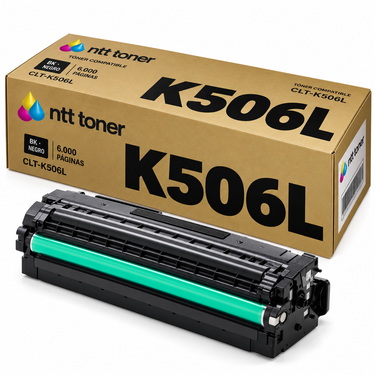 Toner Samsung CLT-K506L Negro Compatible